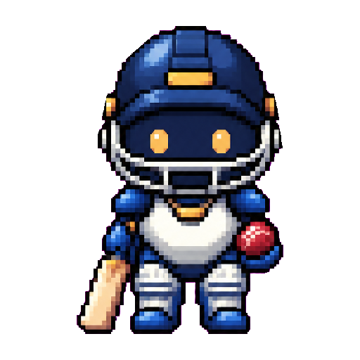 Friendly GMCL cricket rules robot
